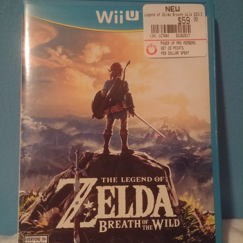 Zelda Breath of the Wild Wii U video game